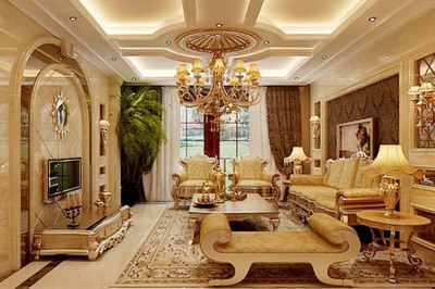 歐式客廳裝修效果圖 高大上就是這么容易
