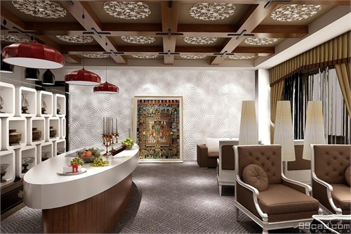 阿森設(shè)計-和藤醫(yī)藥西藏展廳_美國室內(nèi)設(shè)計中文網(wǎng)